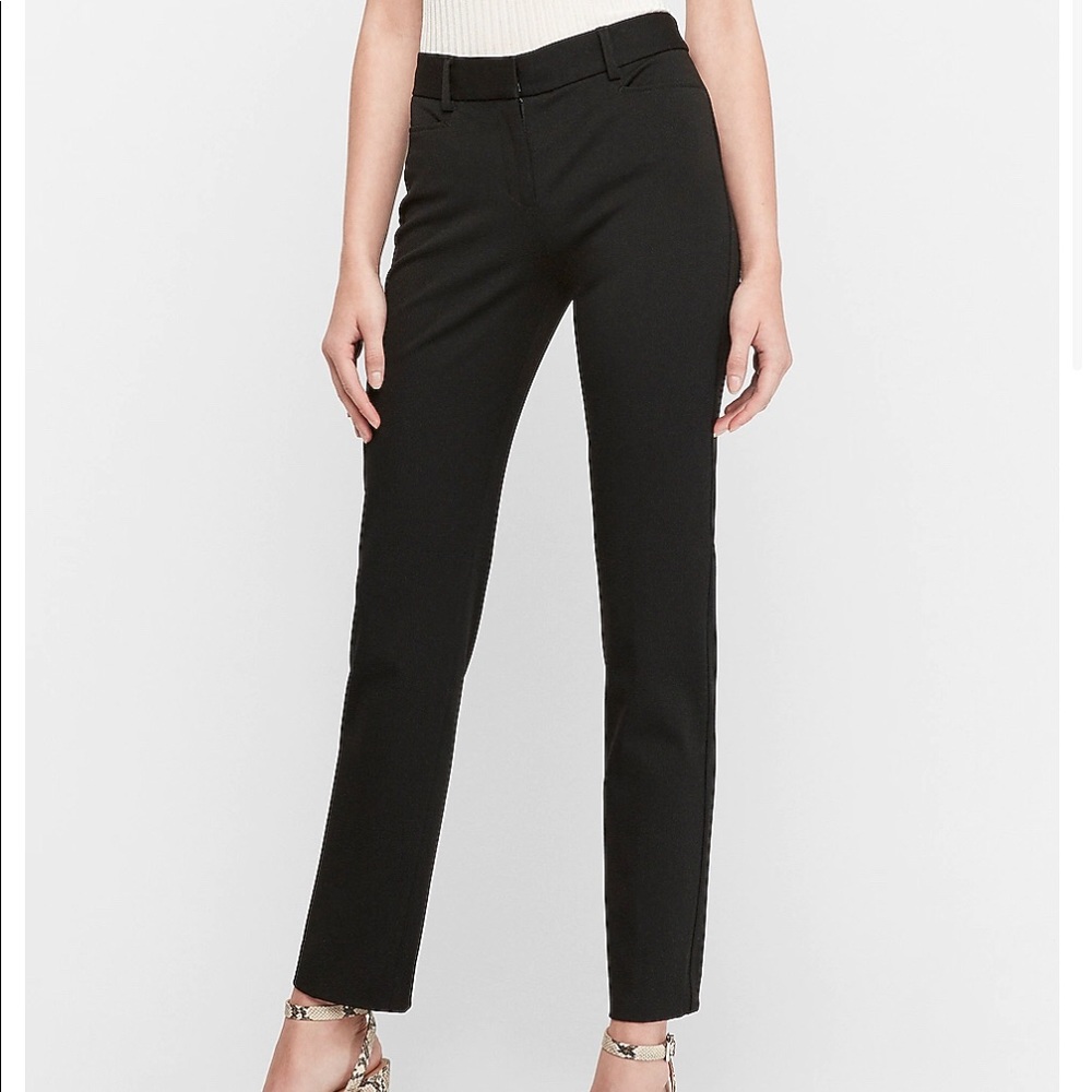 Express Columnist Ankle Pants Black Size 4